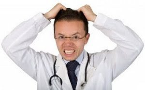 Doctor enfadado